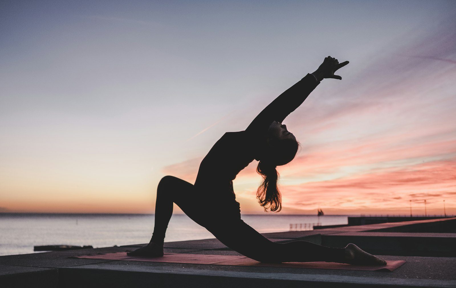 Morning yoga in the gardens