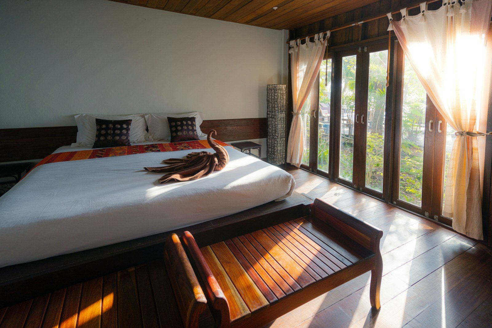 Cottage interior with natural light